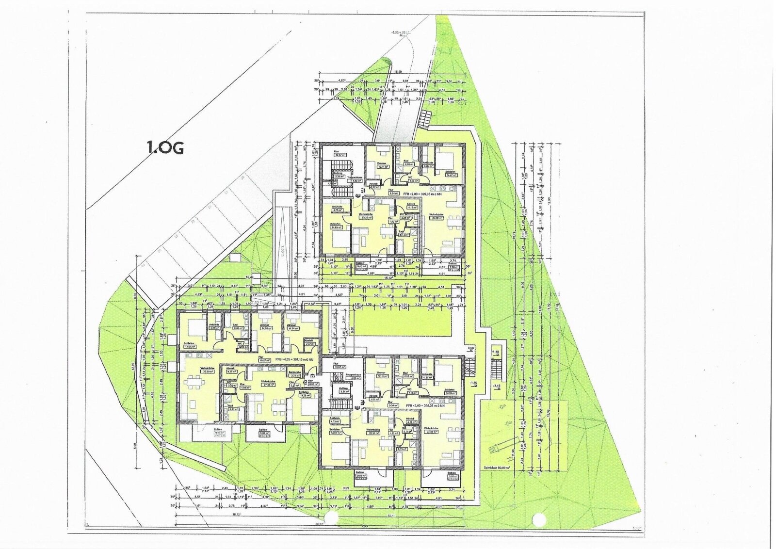 Grundrissplan 1.OG